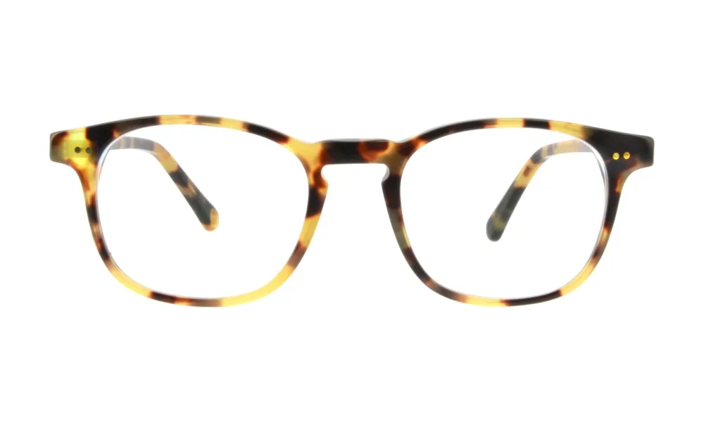 Lunettes Rectangle souple en acétate, Écaille miel, La Belle Lunette Française